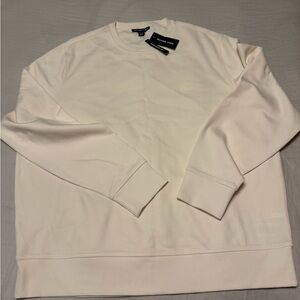 Michael Kors Men's Cream Crewneck Pullover